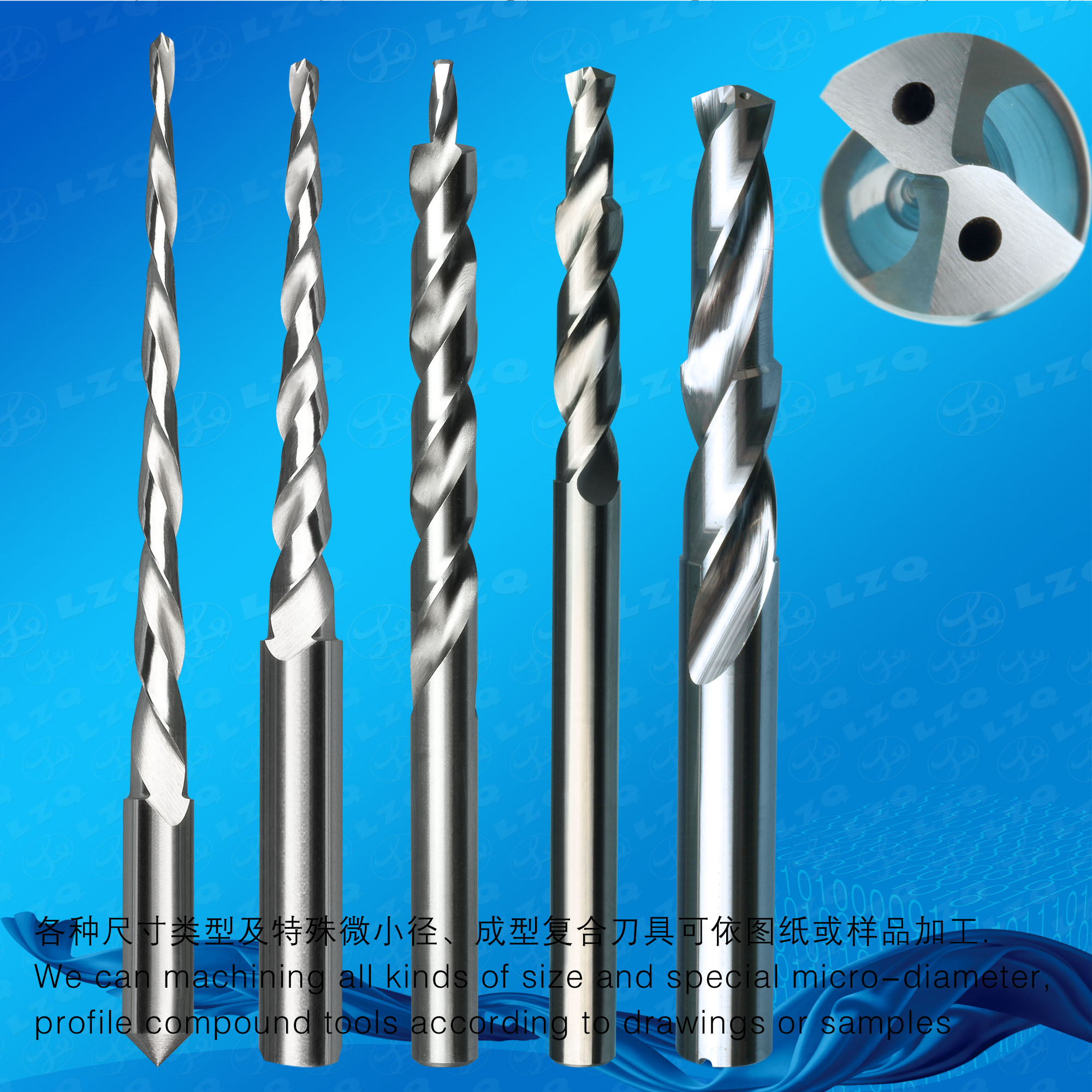 Azamara, Finishing Bur, Twist Drill,Superhard Twist Drill