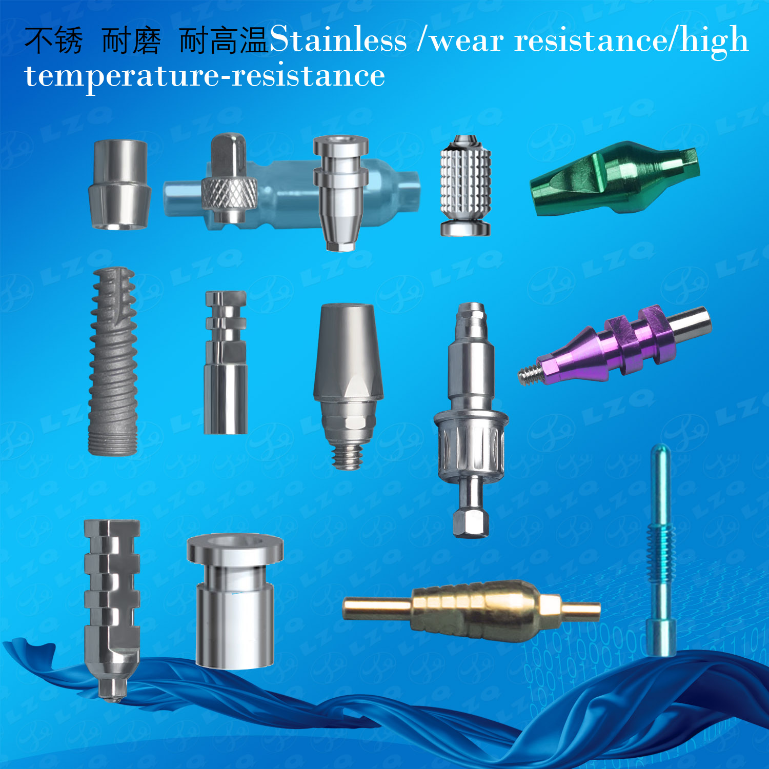 Open Tray Impression Transfer Abutment Implant Attachment