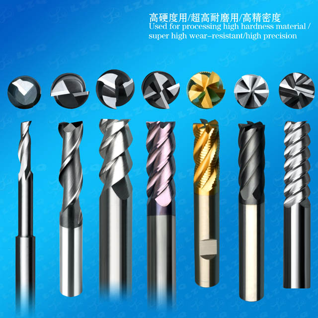 Flat Angle End Mills,Spool Milling Cutters,Ball Nose Milling Cutters