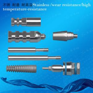 Impression Cylinders,Titan Abutments For A Temporary Tooth, Screw-On Machined Abutment,Flat Supporte